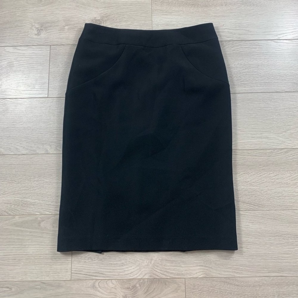 Iris Setlakwe Black Midi Pencil Skirt